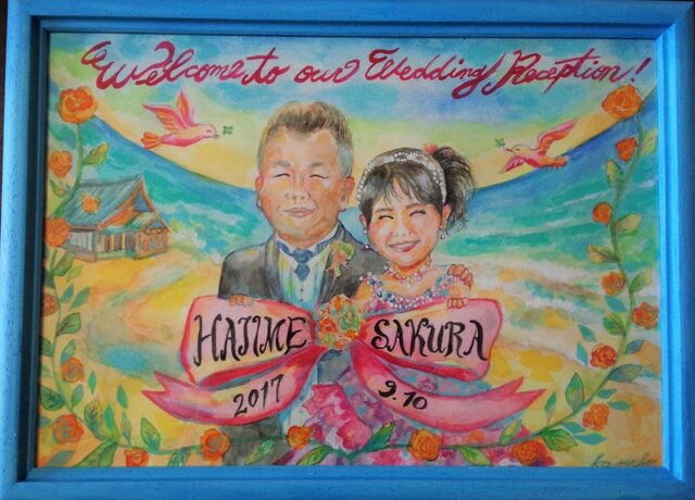 ウエディング・ウエルカムボード・結婚式・特注の画像1枚目