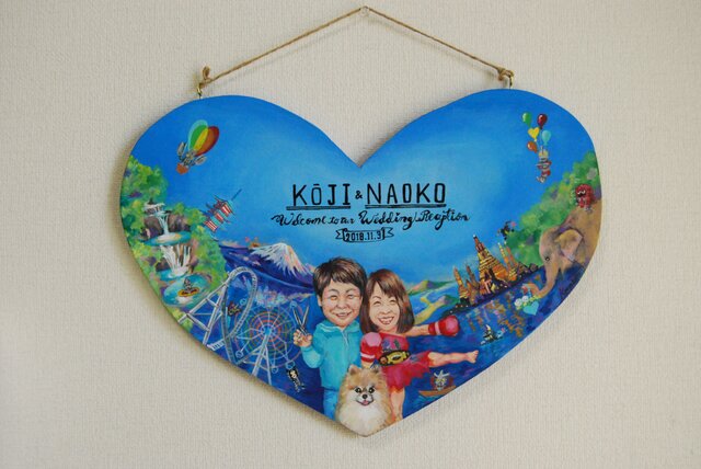 ウエディング・ウェルカムボード・結婚式・一点物・特注 プレゼント