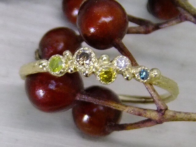 color diamond*K18ringの画像1枚目