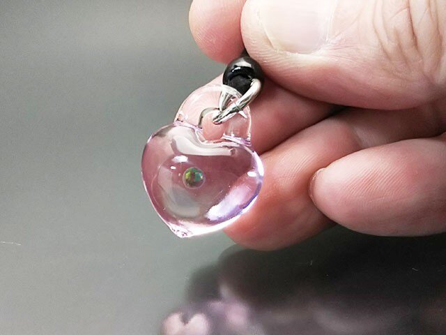ハーツオブグラス クリアロゼピンク pd18102601の画像1枚目