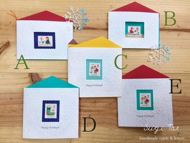 *Collage card 〜USAクリスマスシールの画像1枚目