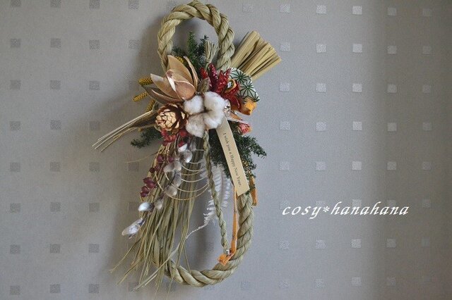 八の字しめ縄飾り＊白露（しらつゆ） | iichi 日々の暮らしを心地よく