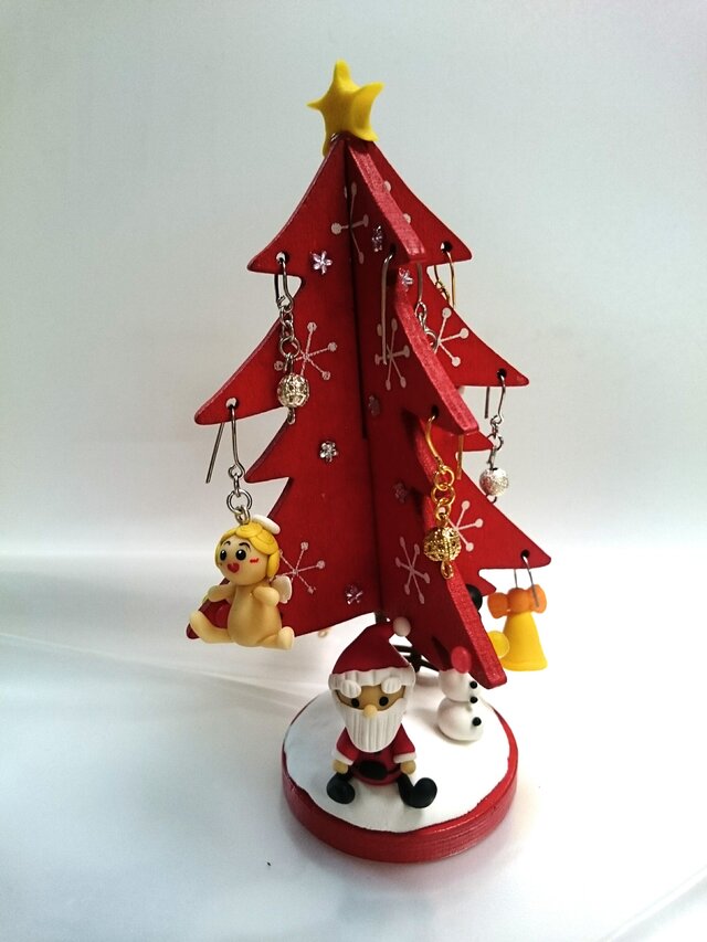 クリスマスツリー  赤