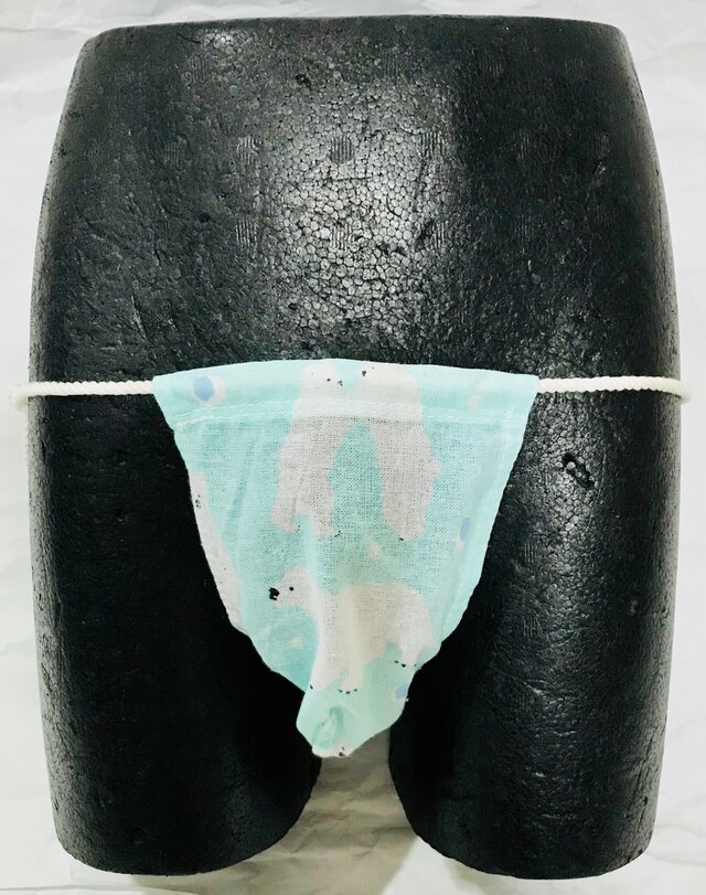送料無料新品極小縄黒猫褌単衣仕立て291クリックポスト配送可能の画像1枚目