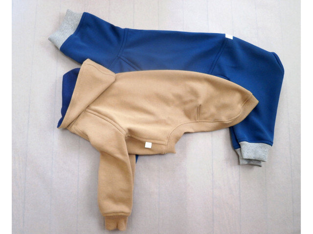 犬服 e様オーダーメイド品ウィペット用フルスーツ&パーカーの画像1枚目