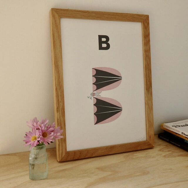 B for Bat A4サイズポスターの画像1枚目