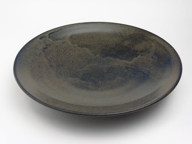 鉄釉 フライパン餃子皿 28cm用の画像1枚目
