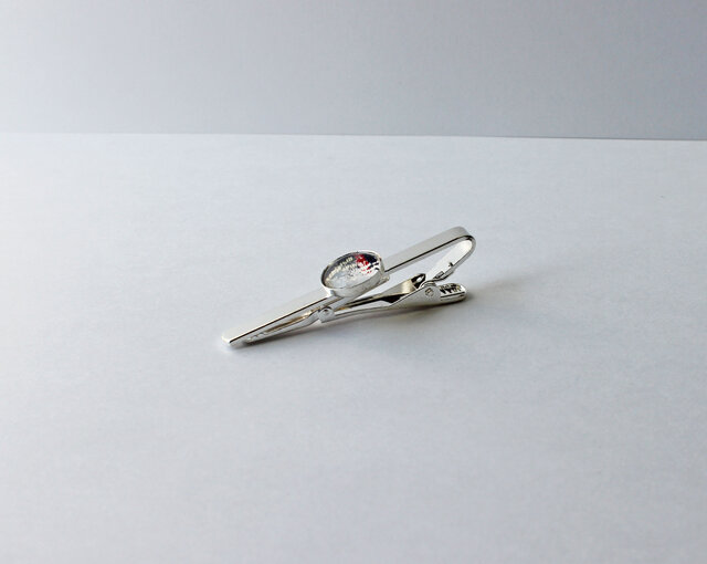 博多織ネクタイピン（NP-02) 父の日 ギフト 博多献上 青 ブルー 箱