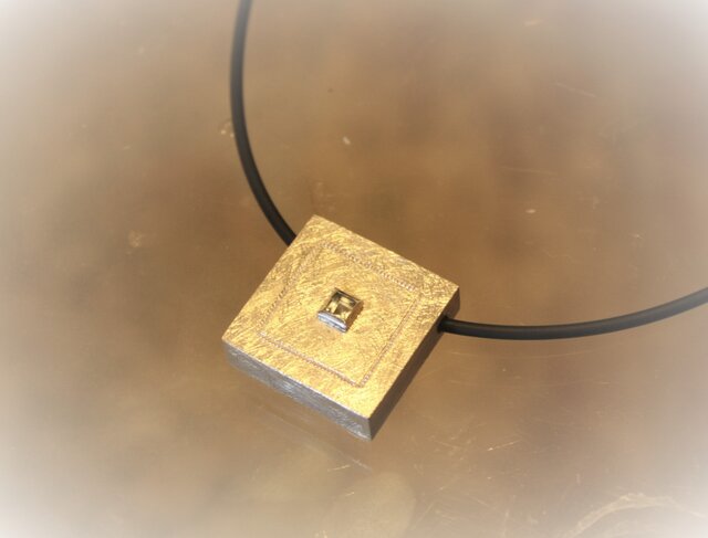 Minimal Pendant Aquamarine 01の画像1枚目