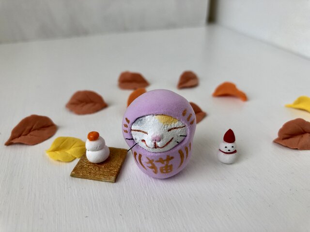 ニャるま(ラベンダー色)冬セットの画像1枚目