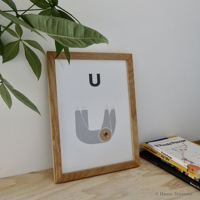 U for Unau A4サイズポスターの画像1枚目