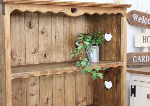 ハートのスタンドシェルフ オープンシェルフ ビッグサイズ | iichi