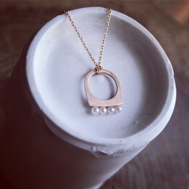 K10 ベビー淡水パール ネックレス