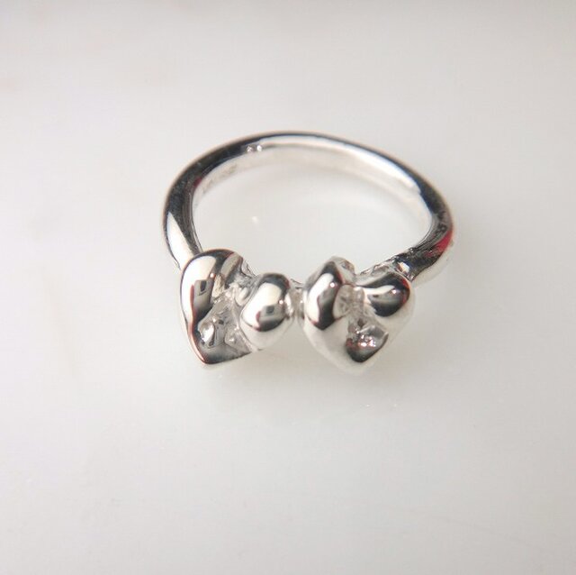 ”ぷっくりハートリング” SILVER925 SRC2455の画像1枚目