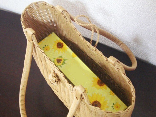 菱模様のショルダーバッグ クラフトバンド | iichi 日々の暮らし