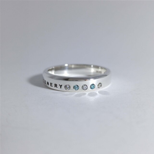 シルバーアクセサリー リング(ユニセックス) ラムネ ファイブ-エレメントの画像1枚目