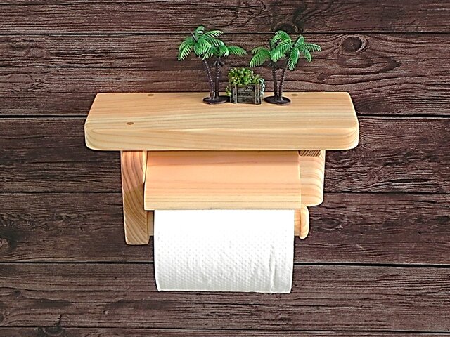 ひのき製 トイレットペーパーホルダー Ver.9 | iichi 日々の暮らしを