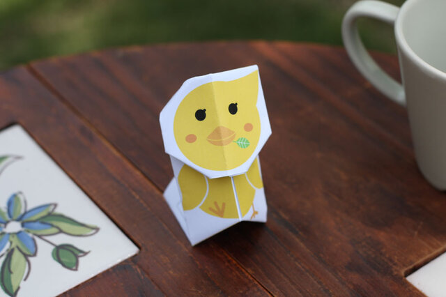 立体ポストカードanimal tatta card/トリ・5枚の画像1枚目