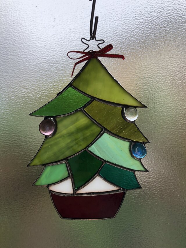 クリスマスツリー ステンドグラス | iichi 日々の暮らしを心地よくする 