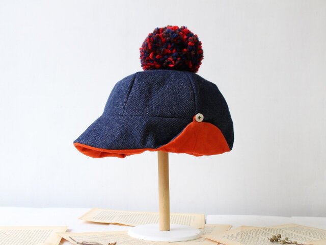 KODOMOBOUSHI NAKAWATA DENIM 51-54cm(3-5歳)の画像1枚目
