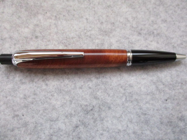 インディアンローズウッド 根株材 ノック式コンプソンボールペン