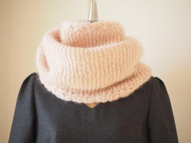 未使用 maiami マイアミ モヘア メリノウール マフラー ピンク ピンクモヘアのマフラー マフラー knit house muu 通販 16546656