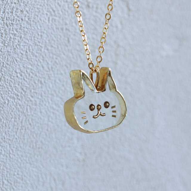 ねこちゃん｜ネックレス｜N328 | iichi 日々の暮らしを心地よくする