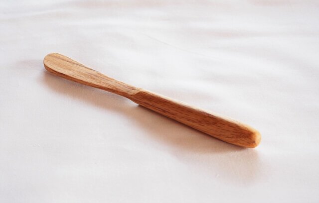 木製バターナイフ レットウォーク 刃先丸デザイン | iichi 日々の 