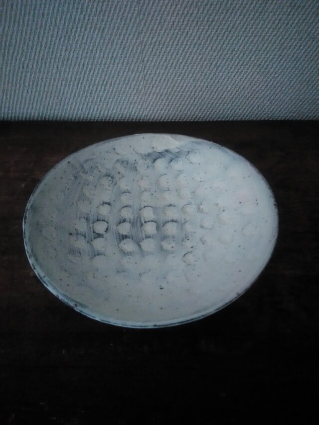 刷毛目 鳥皿(取皿)の画像1枚目