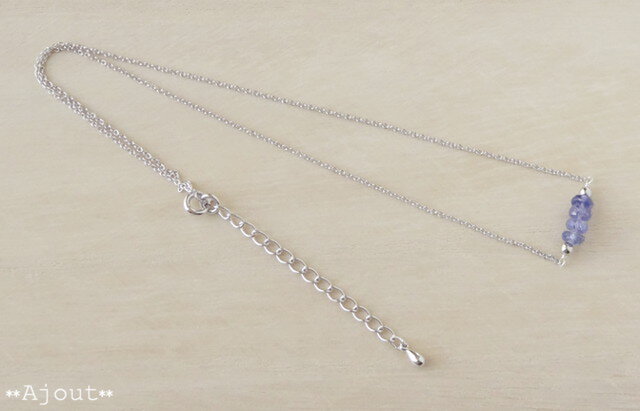 タンザナイトネックレス タンザナイトのネックレス《N-195》 | iichi 日々の暮らしを