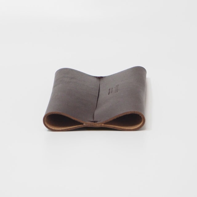 ポケットティッシュケース【ダークブラウン】革 レザー 手縫い かばんの中の整理に