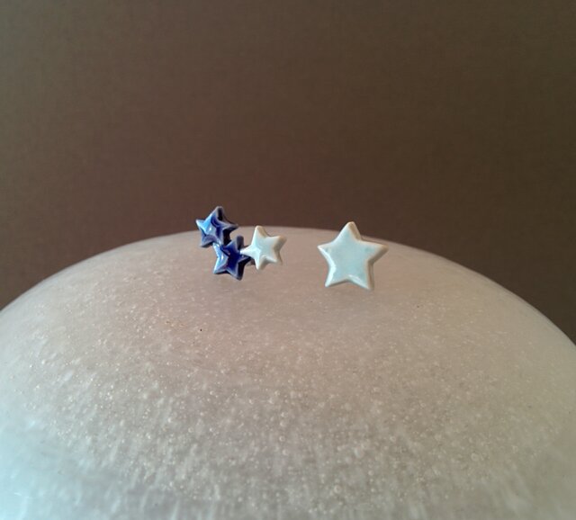 とうきのピアス(青の星々)の画像1枚目