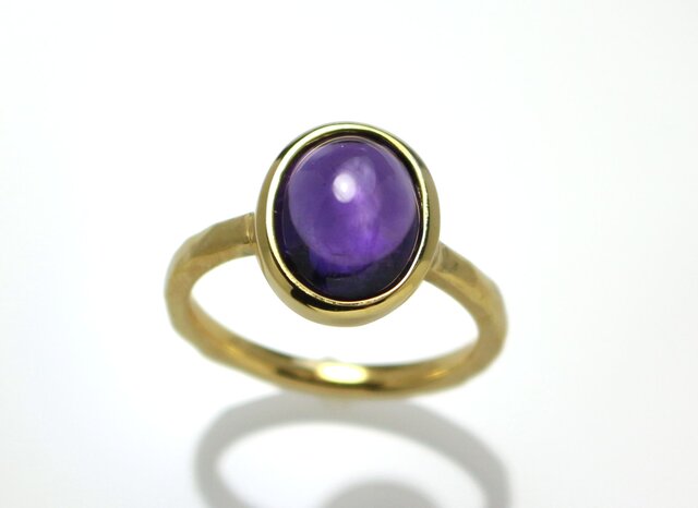 K18YG アメシストリング 3.19ct | iichi 日々の暮らしを心地よくする
