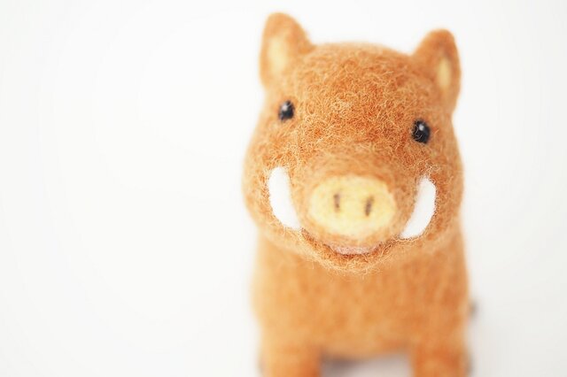 いのしし(座り)の画像1枚目