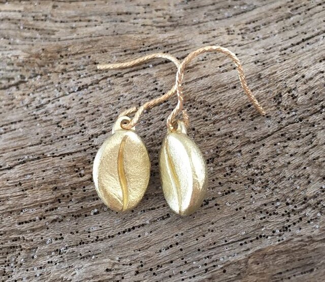 コーヒー豆ピアス　3点セット コーヒー豆ピアス -FRENCH ROAST- | MIRAI COFFEE LAB