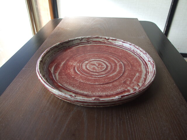 zao red 大皿 口径 約31センチの画像1枚目