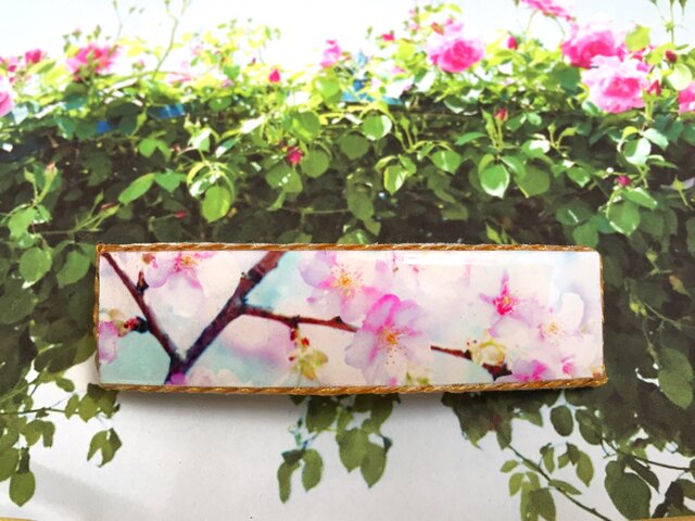 桜のバレッタの画像1枚目