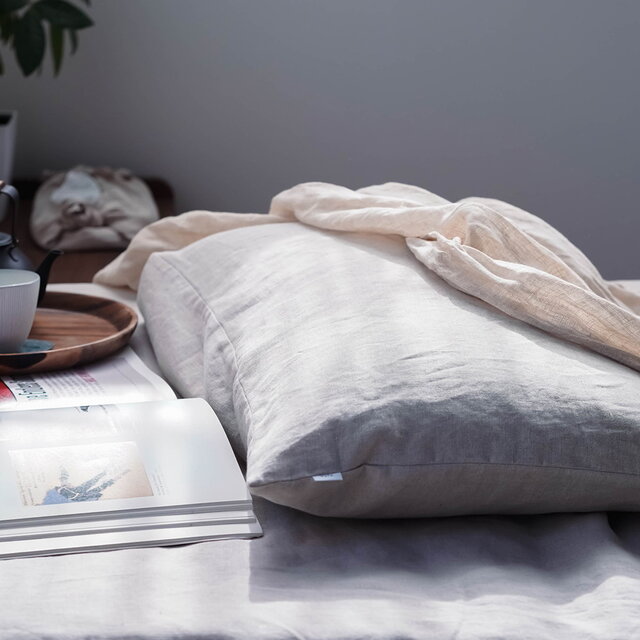【ピローケース】フリーサイズ 枕カバー リネン100% ／ 2枚セット ピローケース】フリーサイズ 枕カバー リネン100% オールシーズン使え