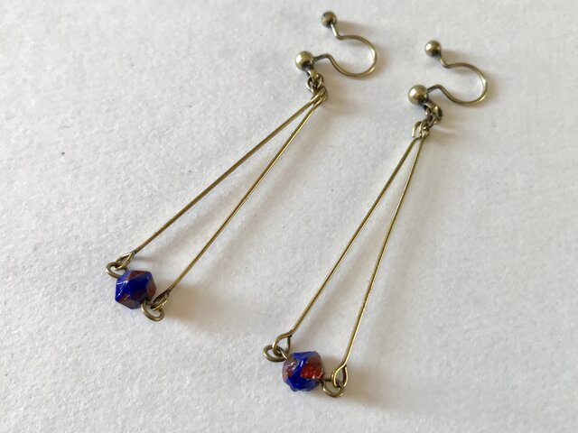 ノンホールピアス No.947ヴィンテージブルーの画像1枚目