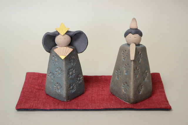 お雛様セット 陶器 | iichi ハンドメイド・クラフト作品・手仕事品の通販