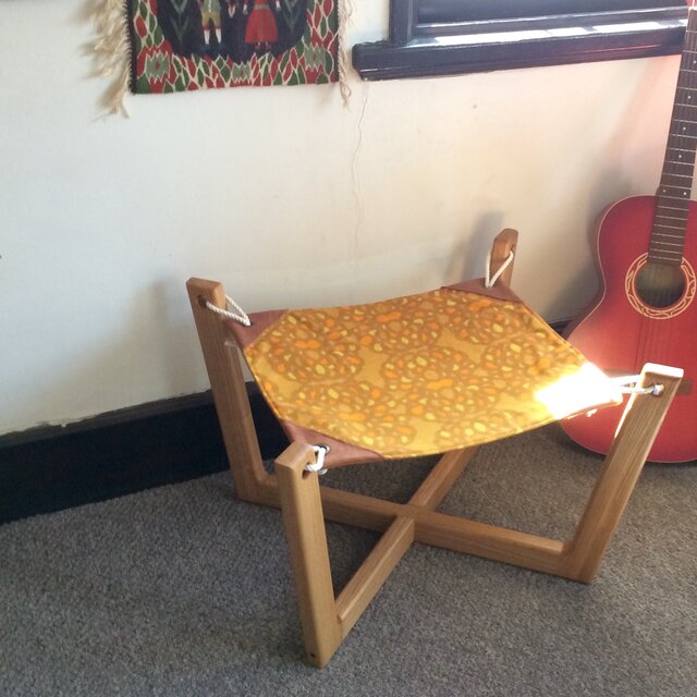 ハンモック vintage fabric / orangeの画像1枚目