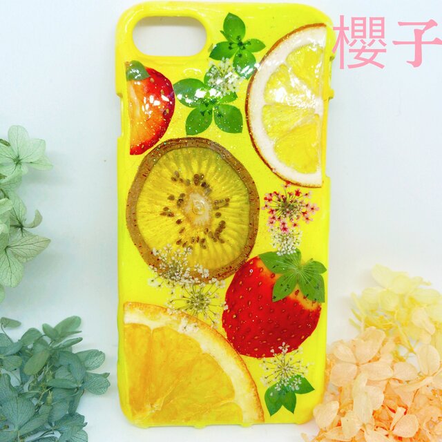 送料無料!元気のビタミンカラー スマホケース 各機種対応の画像1枚目