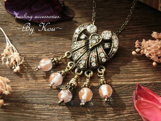 ~*・ღ*愛しのantique saphiret*ღ.*~ネックレス。Ⅱの画像1枚目