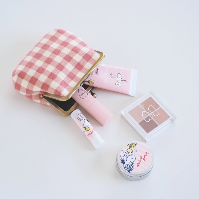 □ギンガムチェックのがま口ポーチ□ petit (ngch) | iichi 日々の