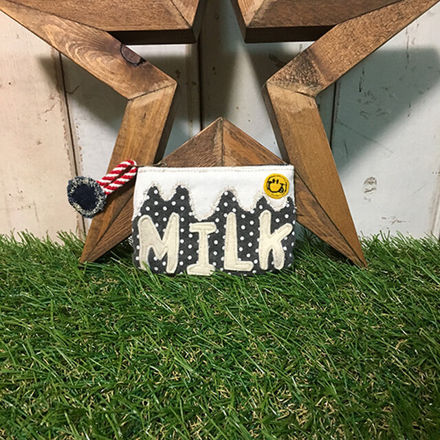 MILKワッペンコインケース(ポーチ)の画像1枚目