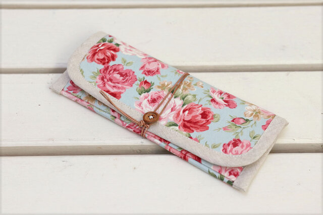 ぺたんこ長財布「Gran Rose」(b)の画像1枚目