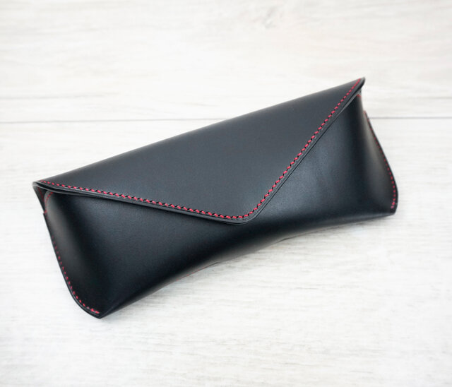 メガネケース black&Redの画像1枚目