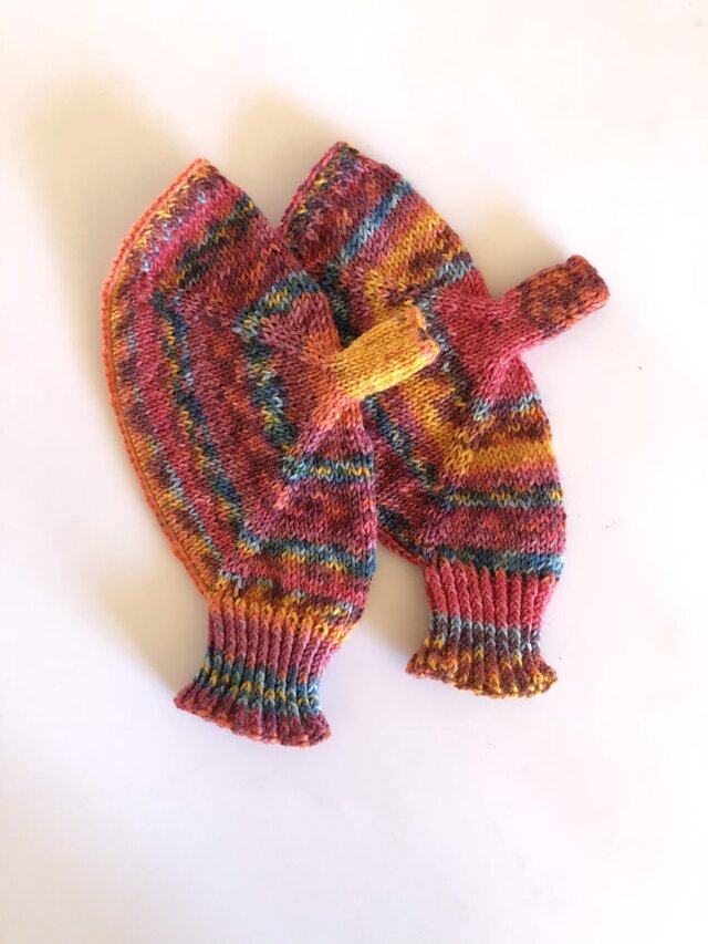 №72送料込手編み手袋