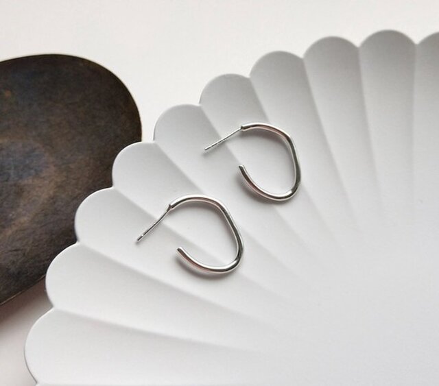 oval/sterling silver925の画像1枚目