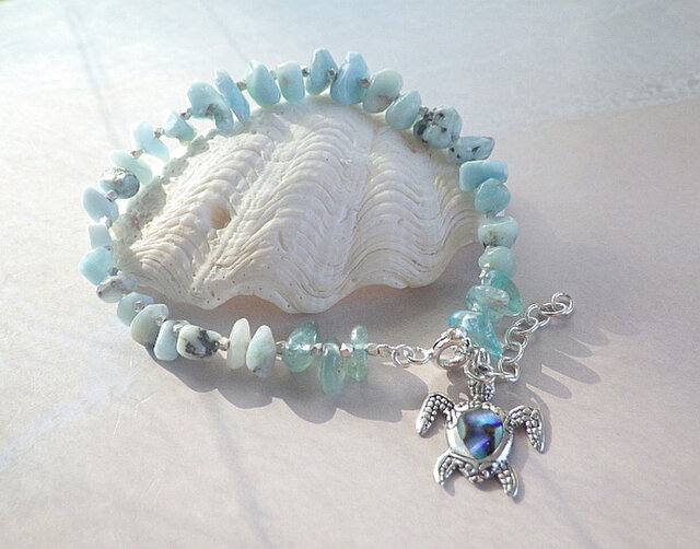 ocean healing bracelet ホヌ *sv925*の画像1枚目